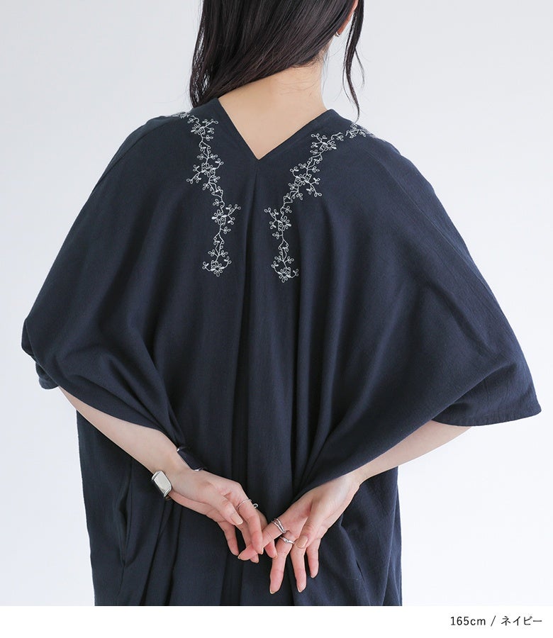 今季☆刺繍カフタントップ☆ カフタン刺繍ワンピース / ワンピース | エスニックファッション＆雑貨