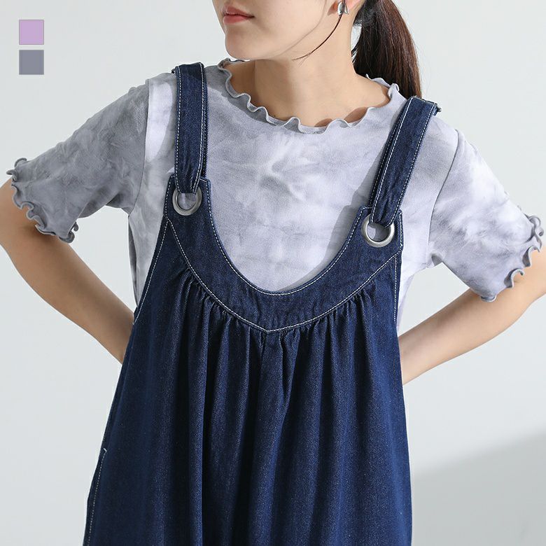 タイダイ柄メロートップス