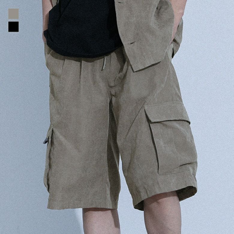 ポリスウェードカーゴショーツ