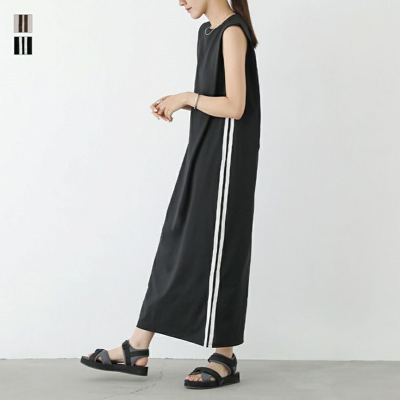 ライン入りワンピース