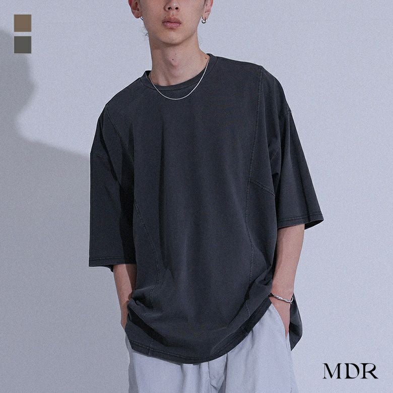 MDR(エムディアール)カーブシームピグメントトップス