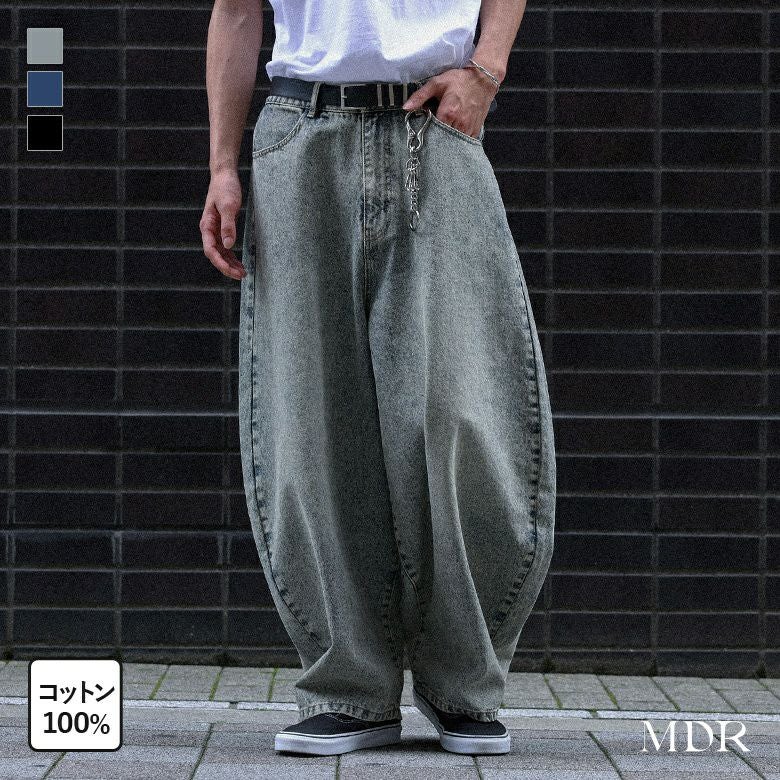 MDR(エムディアール)オーバーダイカーブシルエットデニム