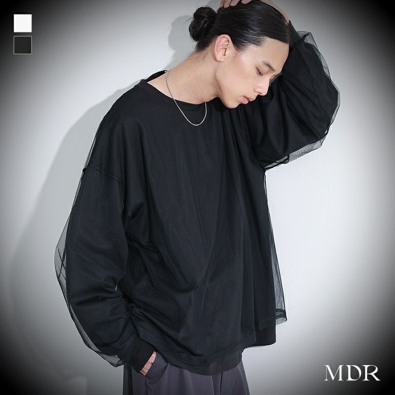 MDR(エムディアール)チュールドッキングカットソートップス