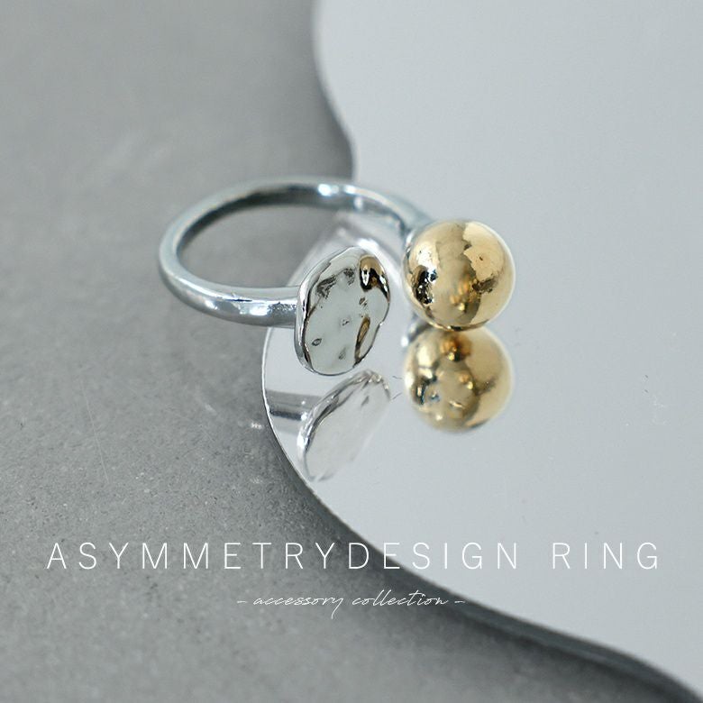 ミックスカラーデザインリング