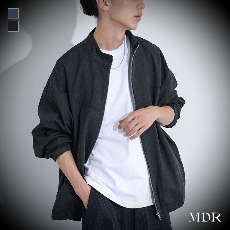MDR(エムディアール)カツラギスタンドネックブルゾン