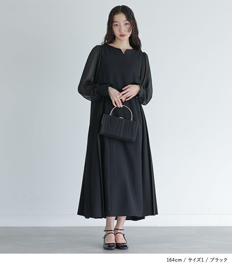 somari imaginationバックプリーツワンピース』