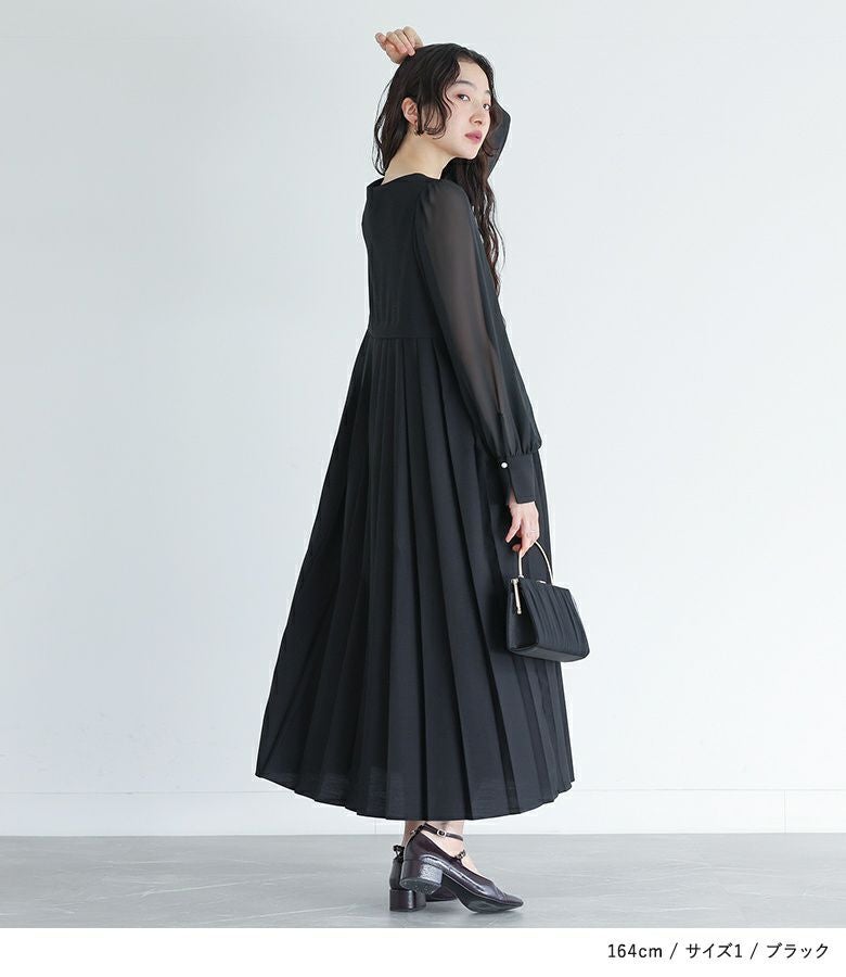 somari imaginationバックプリーツワンピース』