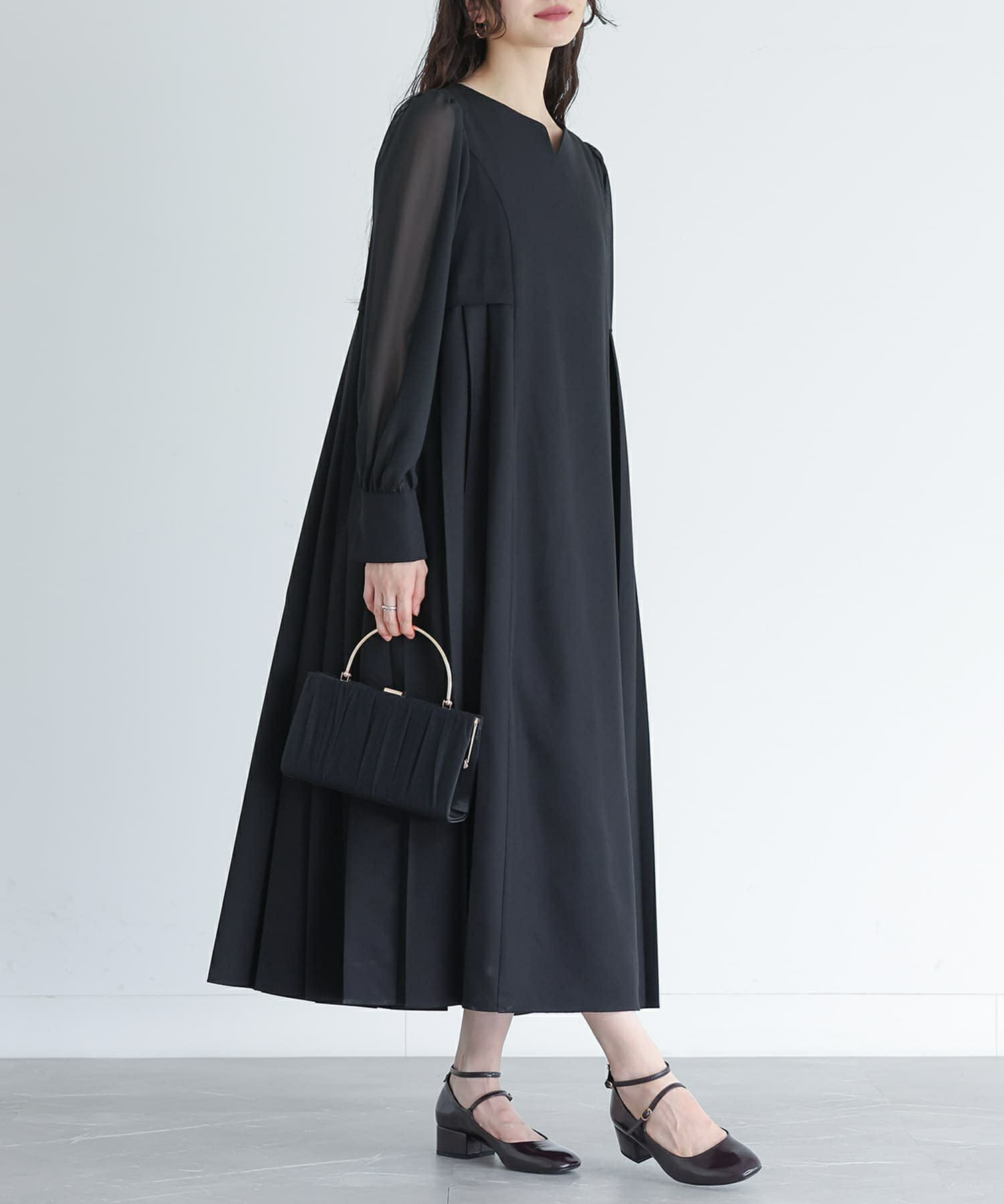 somari imaginationバックプリーツワンピース』