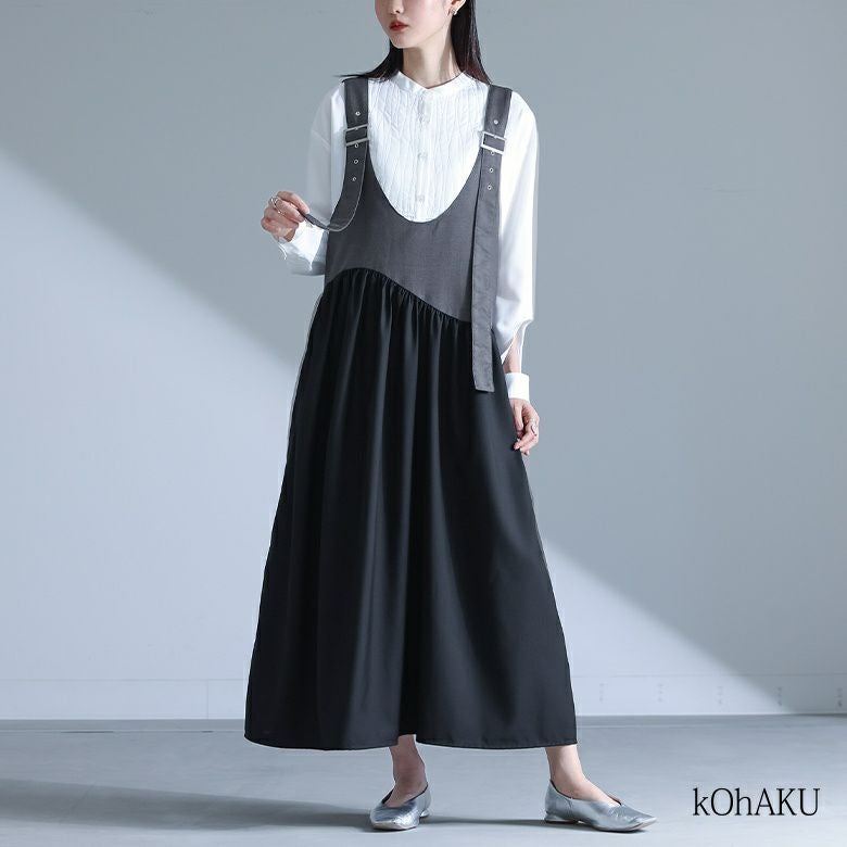 kOhAKU(コハク)ベルトバックルジャンスカ