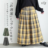 nOrLABEL(ノアールレーベル)タックチェックスカ―チョ