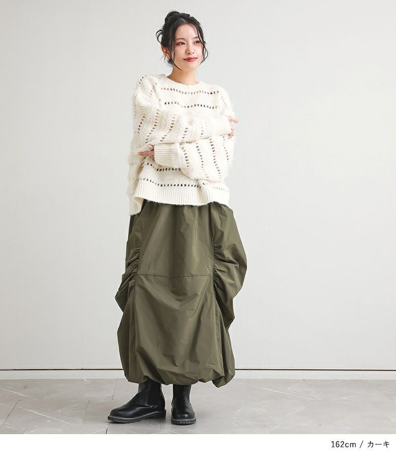 Venica Gather cocoon skirt ギャザーコクーンスカート ギャザーコクーンスカート』