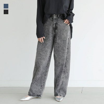 バレルレッグデニムパンツ