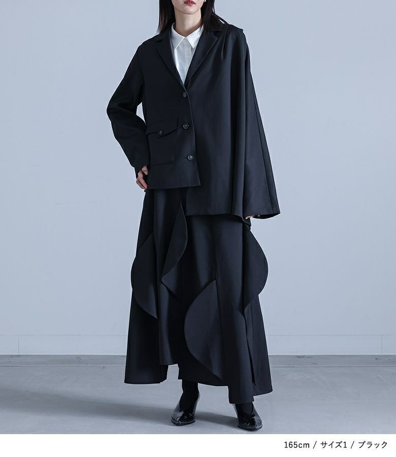 kOhAKUアシンメトリータックジャケット』