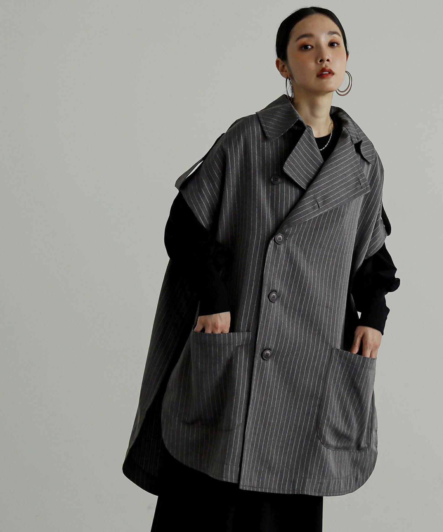 n'OrLABELケープコート』