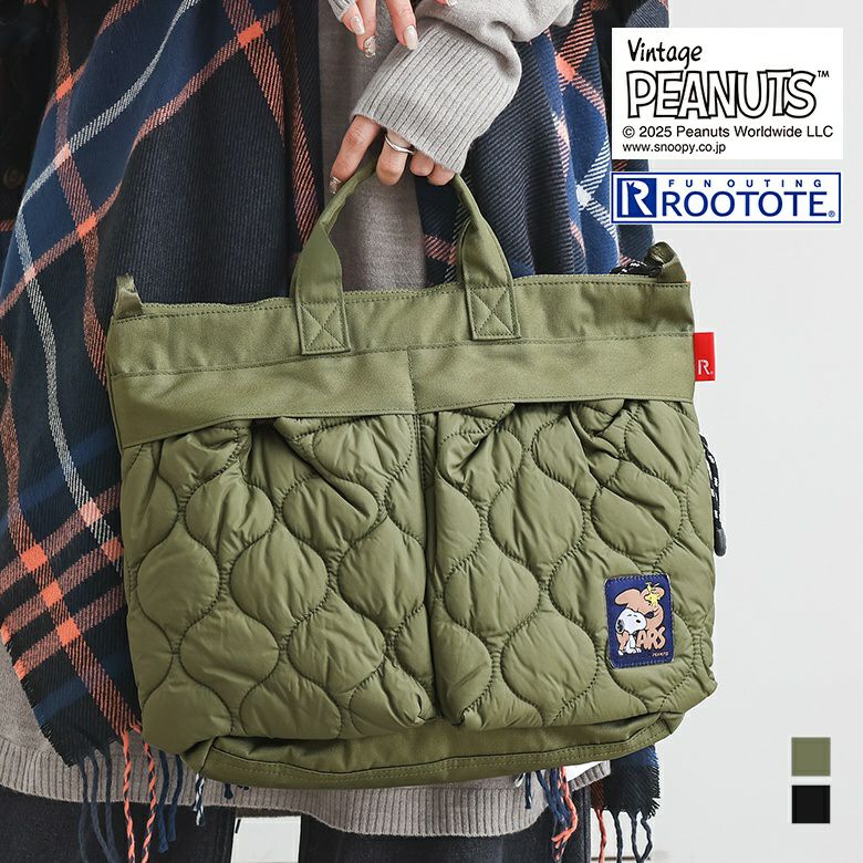 VintagePEANUTSスヌーピー2wayトート