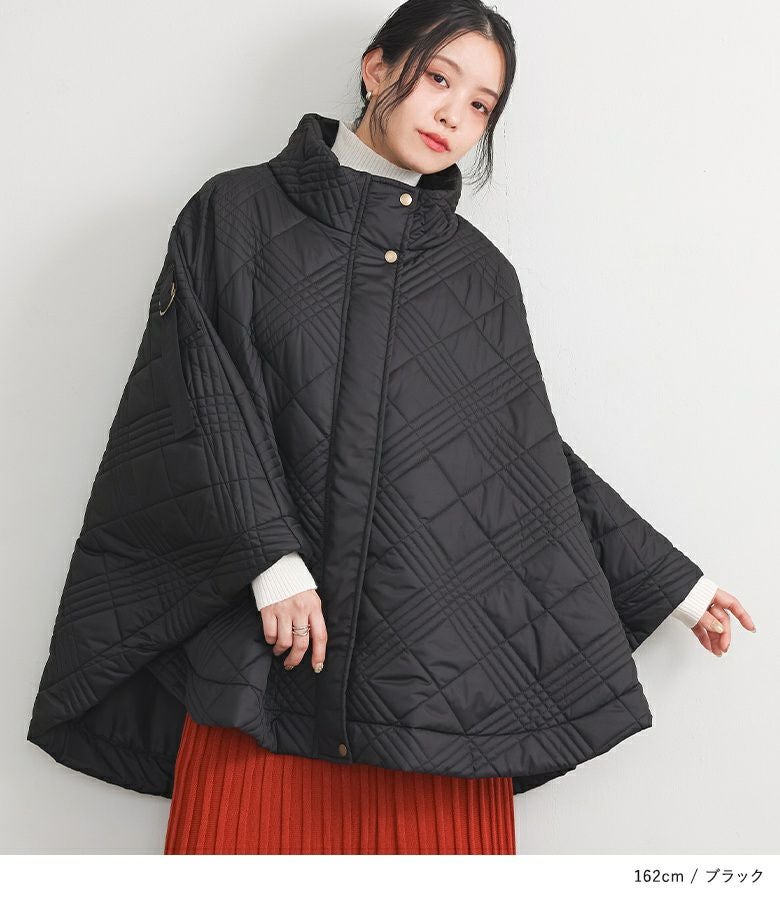 ソフトタフタキルティングポンチョ』