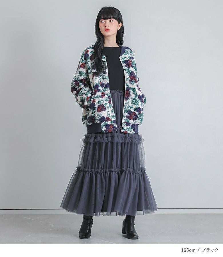 RED VALENTINO チュールスカート　スウェットワンピース somari imaginationチュールドッキングスウェットワンピース』