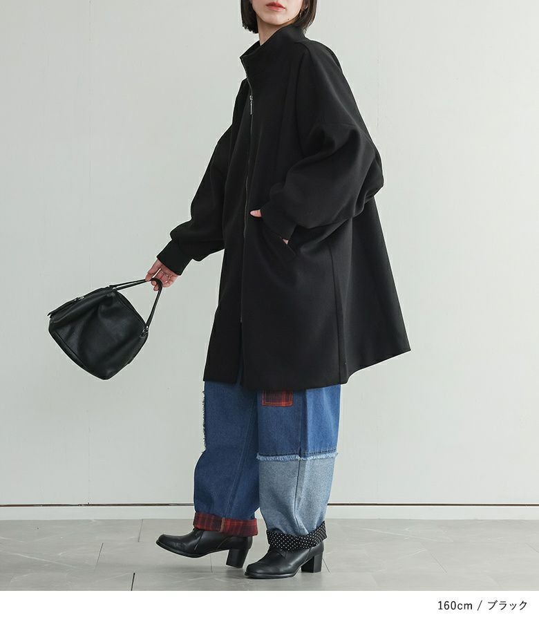 n'OrLABELドルマンスリーブコート』