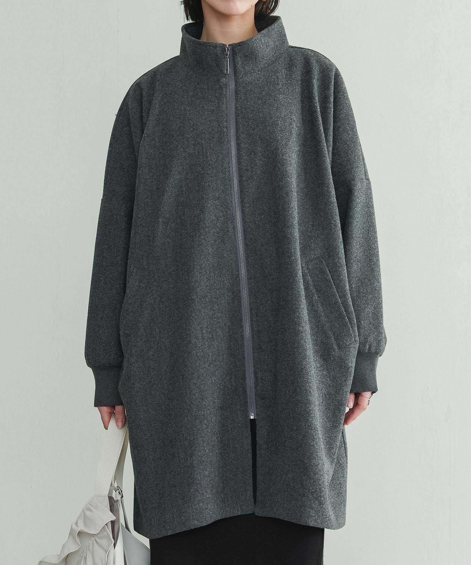 n'OrLABELドルマンスリーブコート』