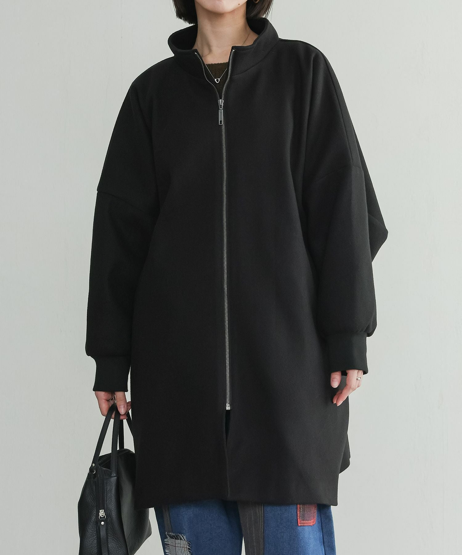 n'OrLABELドルマンスリーブコート』