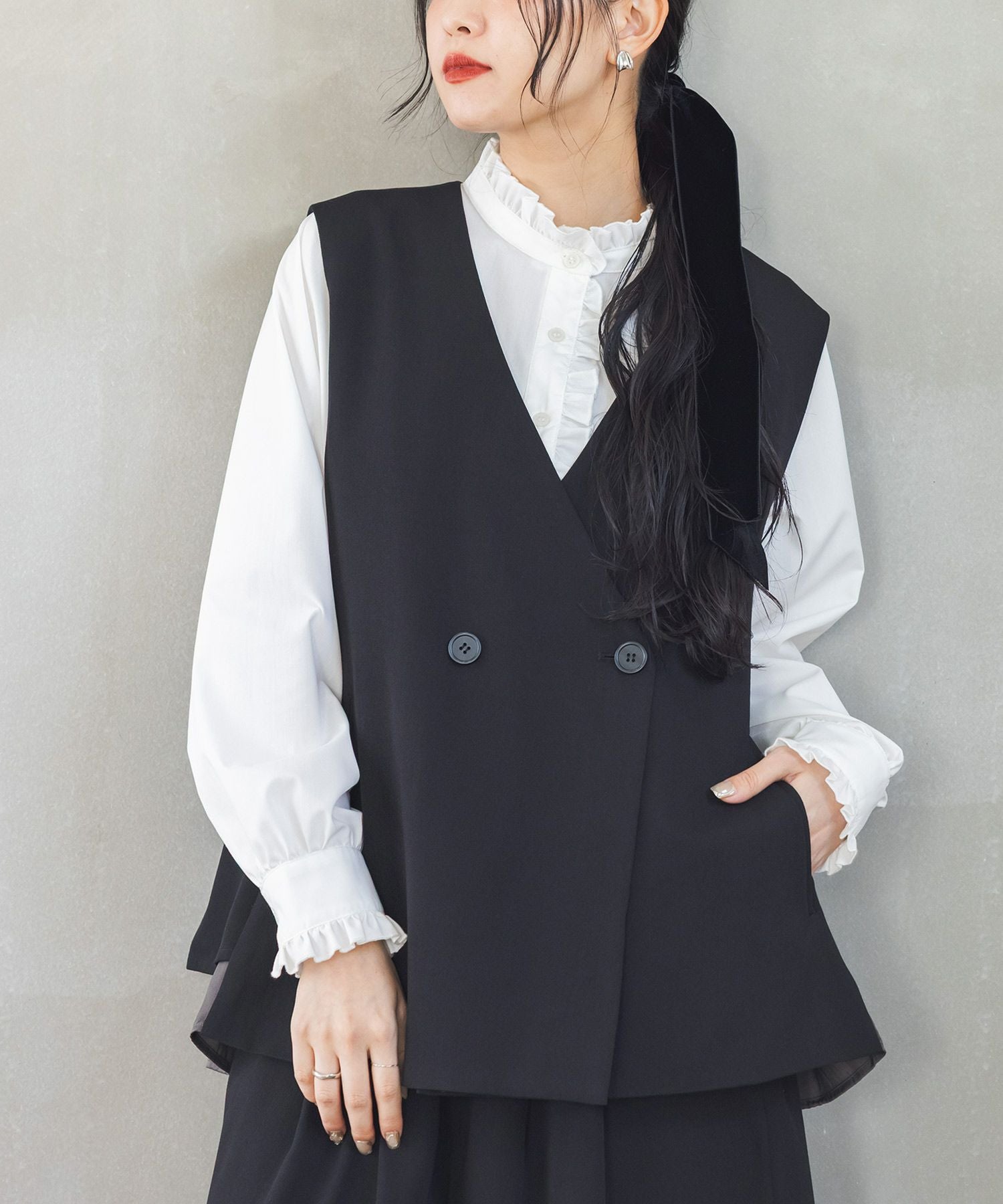 yori  ダブルフレアジレ マーガレットジレ – yori shirocon