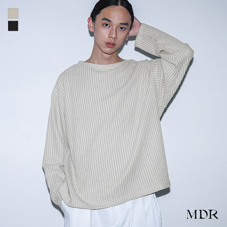 MDR(エムディアール)ボートネックニットソー