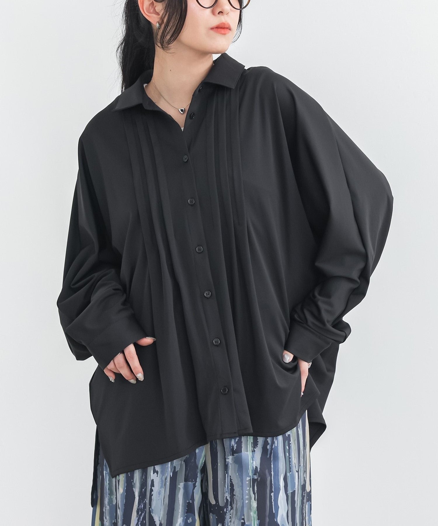 n'OrLABELドルマンカットソーシャツ』