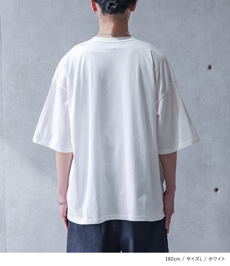 MDRマルチグラフィック柄オーバーサイズ半袖Tシャツ』