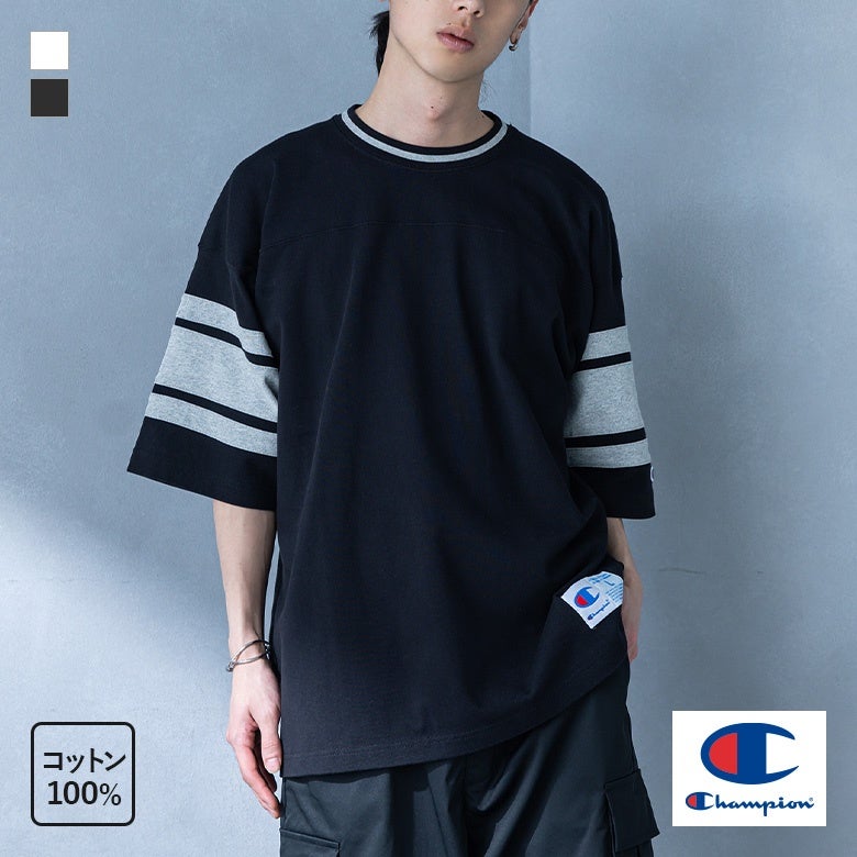 championフットボールTシャツ40’s Mサイズ ChampionフットボールTシャツ』