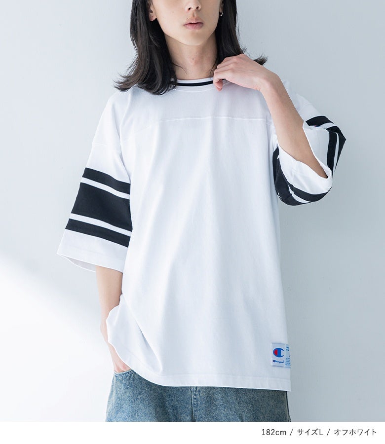 TAKAYUKI ONO2着 Champion フットボールTシャツ ChampionフットボールTシャツ』