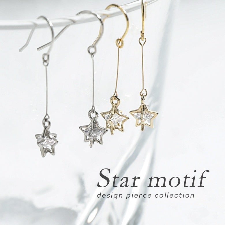 ミニスターフレームピアス