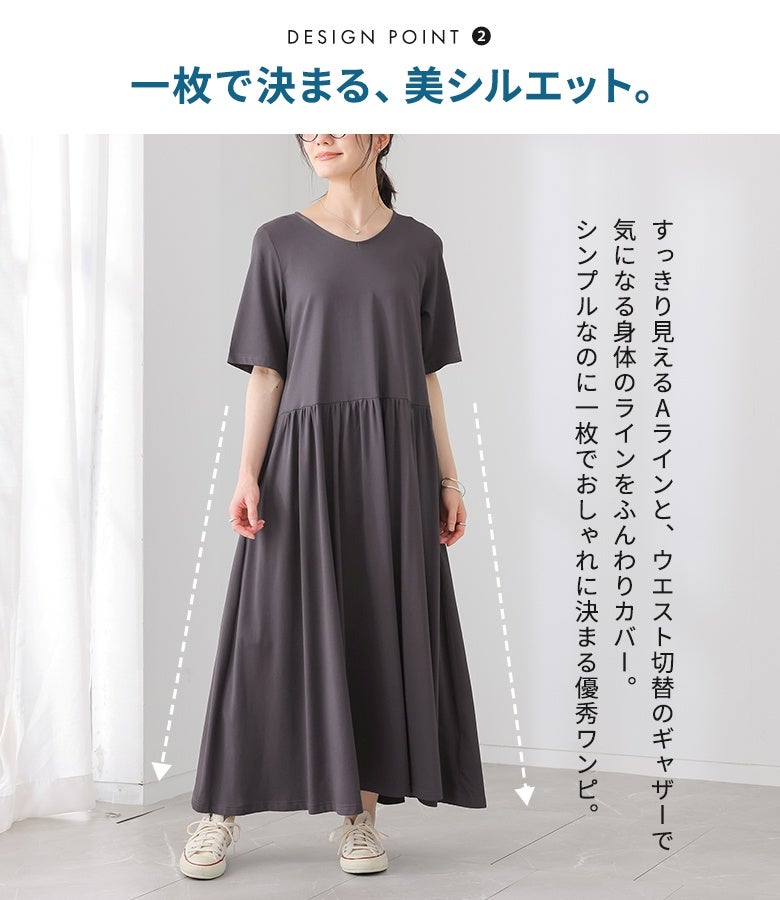n'OrLABELバックデザインワンピース』