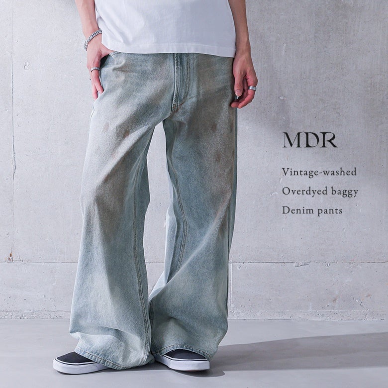 MDR(エムディアール)オーバーダイバギーデニム