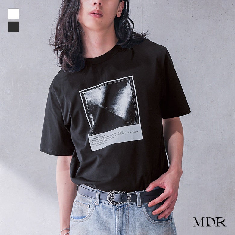 MDR(エムディアール)グラフィックプリントコンパクト半袖Ｔ