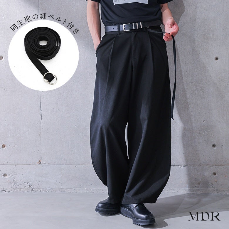 MDR(エムディアール)TRベルト付きバレルパンツ
