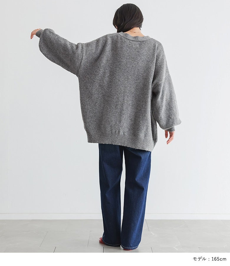 somari imaginationビジュー刺繍ニットカーディガン』